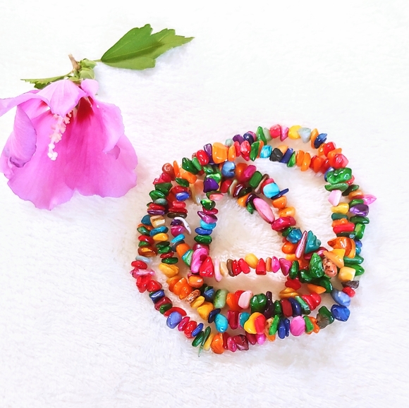 New✨Colorful Beaded Necklace - Picture 5 of 6